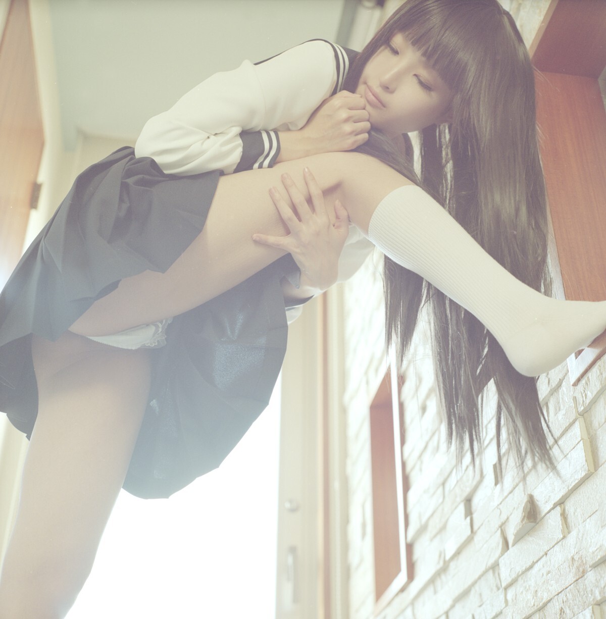 [Cosplay] Awesome body School Girl Cosplay Set